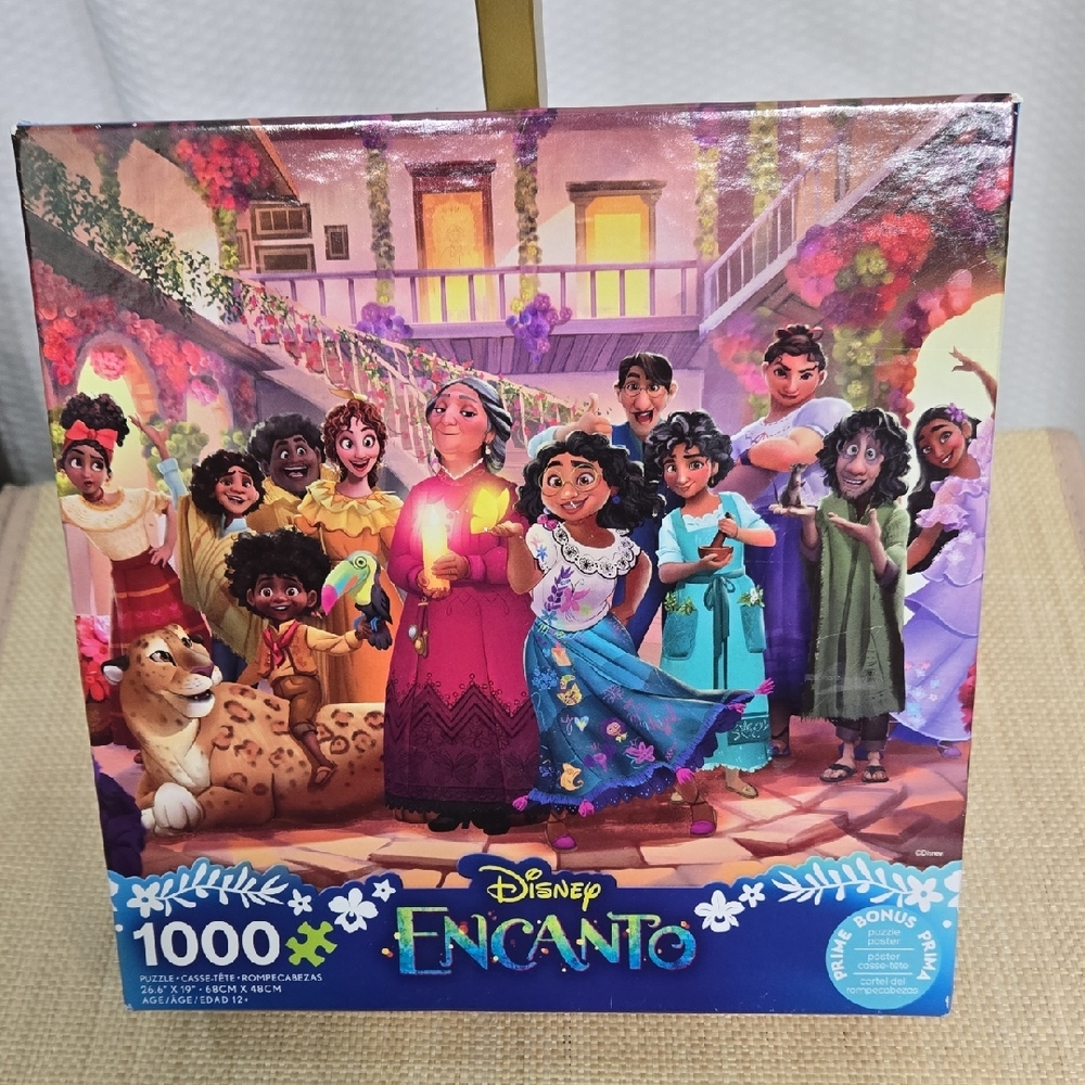 Disney Encanto Blue and Purple Puzzle 1000 Pieces